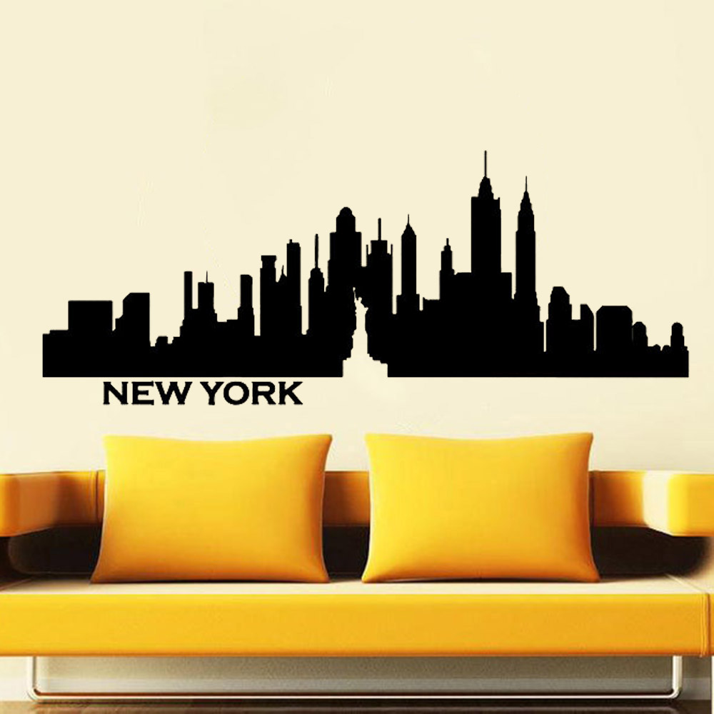 Nova york cidade decalque da p - Office Furniture York avaliação e preço