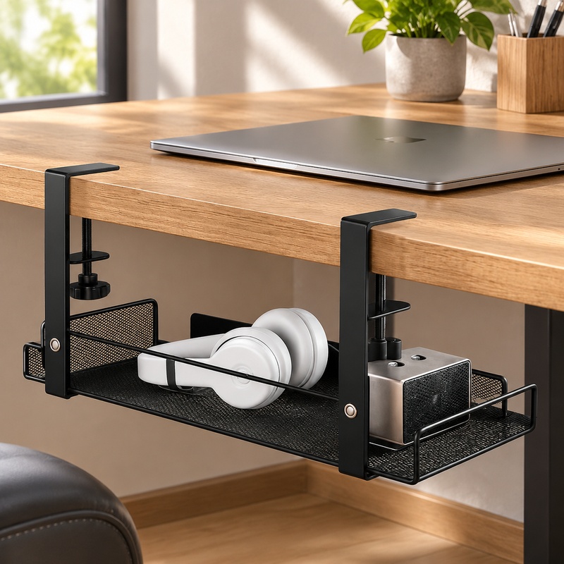 Bandeja de Aço para Gestão de  - Cable Tray Under Desk avaliação e preço