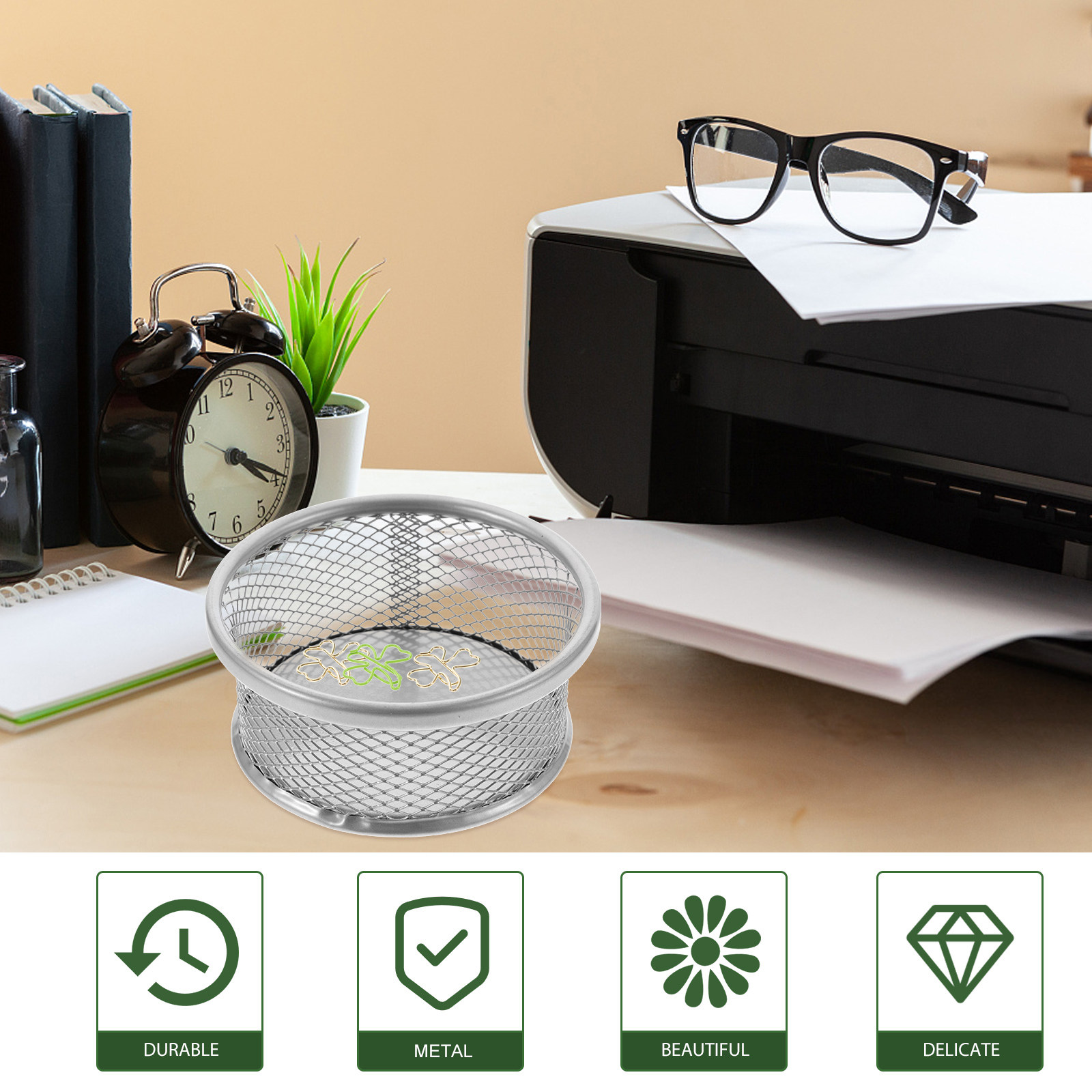4 unidades de dispensador de c - Paper Basket Mesh avaliação e preço