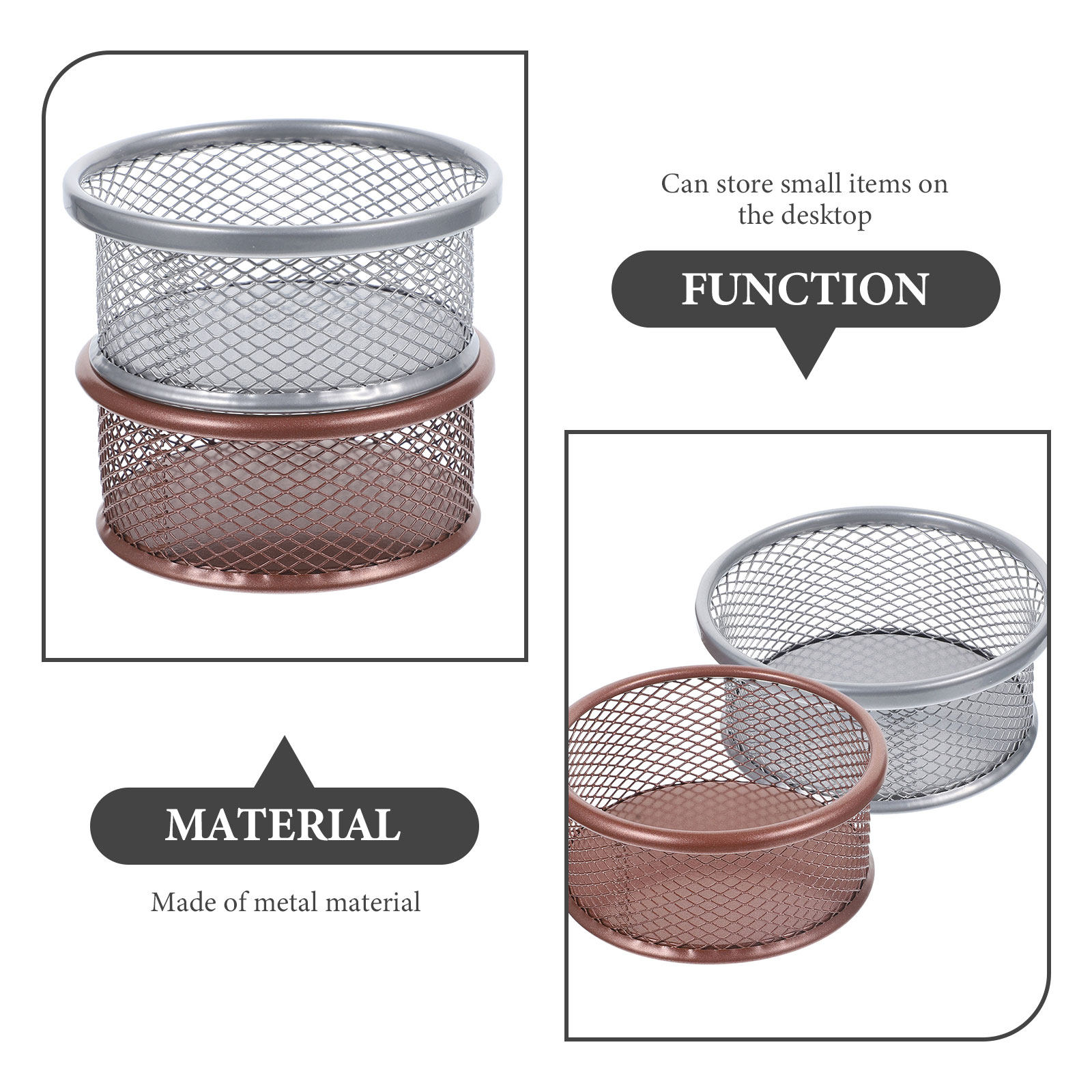 2 unidades de suporte metálico - Paper Basket Mesh avaliação e preço
